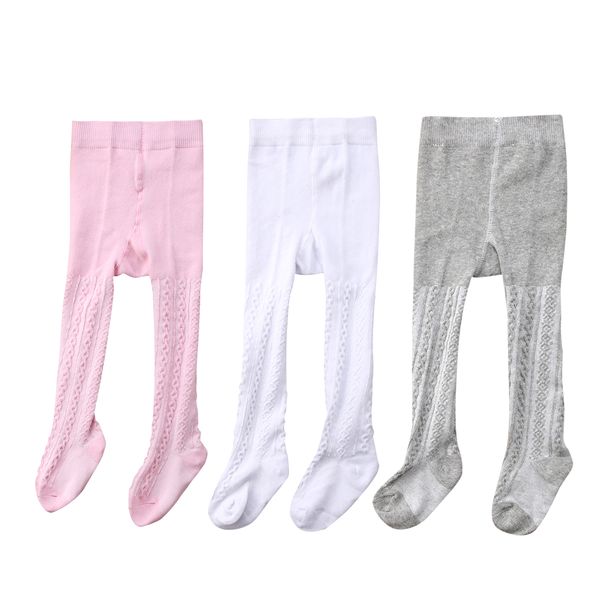 

0-2y infants baby girls tights pantyhose soft warm long hosiery 3pcs/pack, Blue