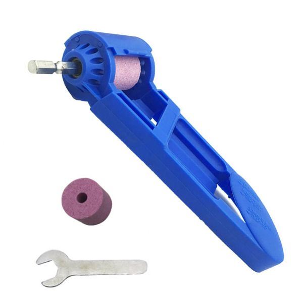 

3pcs drill bit sharpener portable drill bit sharpening tool corundum grinding wheel and wrench for grinding iron drills