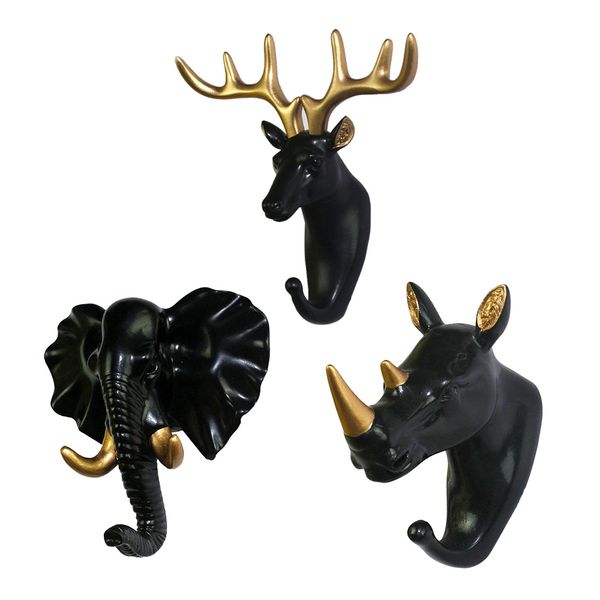 

3pack creative handmade wall hook clothes robe rack home l club ornament