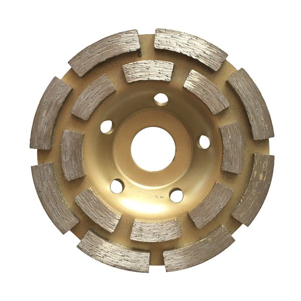 

ceramics concrete granite disc polishing milling double teeth bowl shape diamond grinding wheel woodworking marble random color