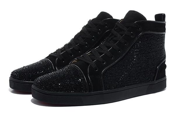 

19 high-quality designer small bubble studded shoes high-luxury casual shoes leather production wear assured, Black