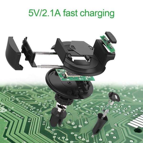 

5v/2.1a fast charging hands built-in microphone multi function auto bluetooth fm transmitter for phone 2.1-3.2inch car