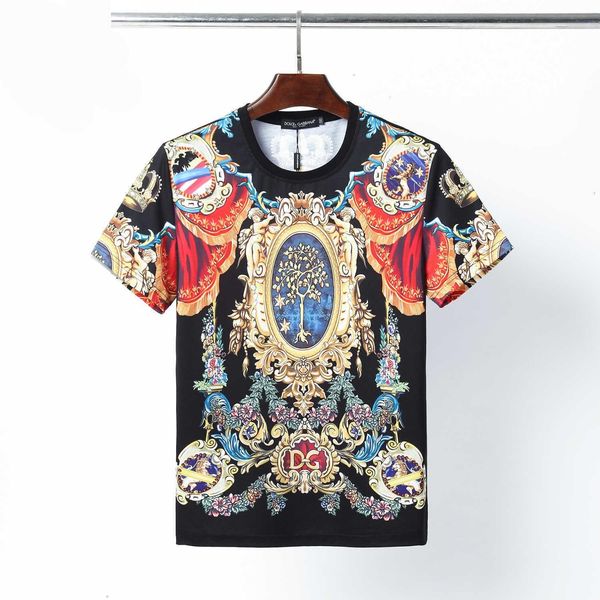 

мужская футболка мода повседневная специальный размер -3xl удобная дышащая wsj007 # 120651 cool05, White