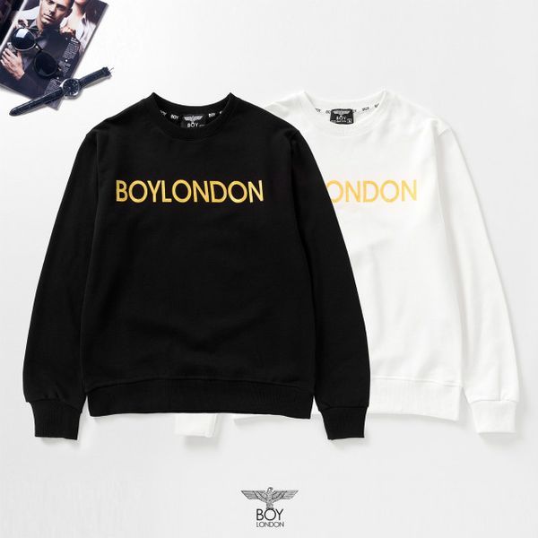 

20ss / boy моды дизайнер мужчины свитер люксовый бренд повседневный свитер продажи сыпучего комфортный tops классический пар сделаны верхом, White;black