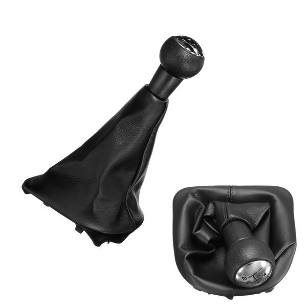 

5 speed gear shift knob with collars gear shift lever dust anti-dust cover for 207 307 cc 308
