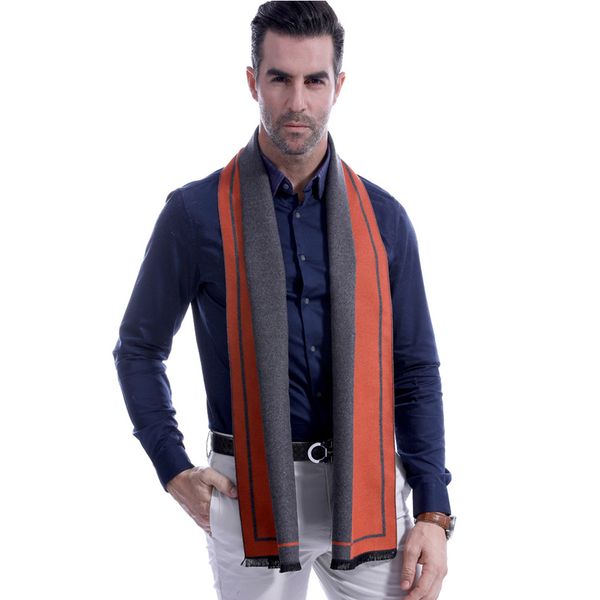 

2018 new europe fashion shawl scarves men winter warm tartan scarf business sjaal plaid cotton wraps bufanda foulard a0405, Blue;gray