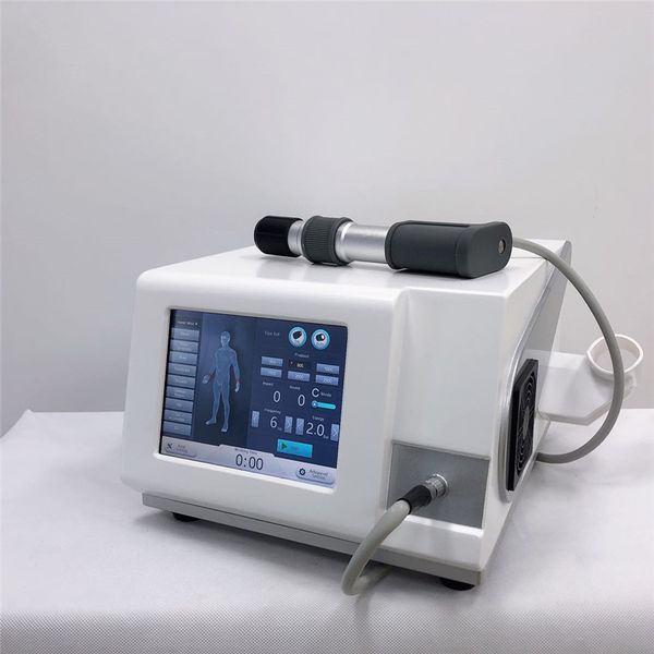 

acoustic radial shock wave for sports injury therapy with hight pressure 6bar and 21hz shock wave physiotherapy for body pain relief