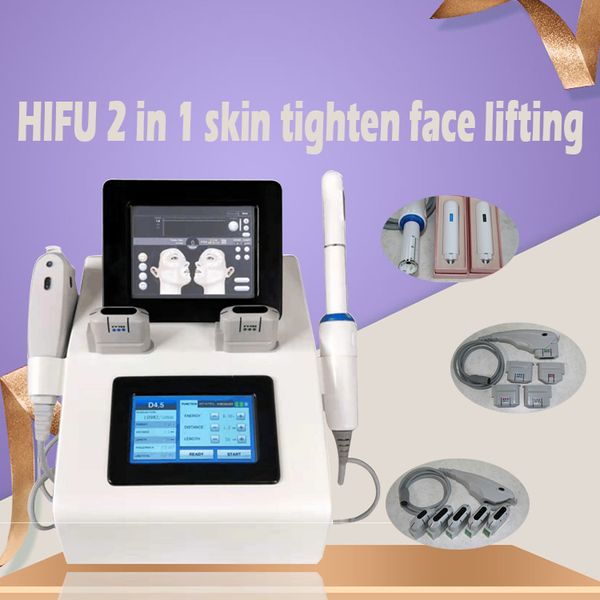 

hifu 2 in 1 skin tighten face lifting vaginal tighten high intensity focused ultrasound wrinkle removal beauty machine system
