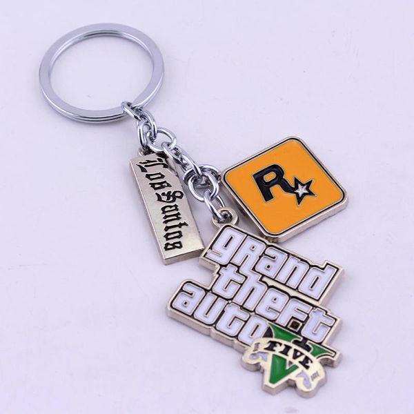 

PS4 GTA 5 Игра брелок Grand Theft Auto 5 Брелок Для Вентиляторов Xbox PC Rockstar Держатель Брелок 4.5