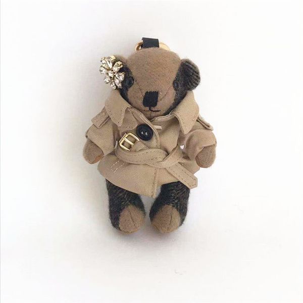 

2019 fashion new brand little lion keychain keyring for women bag car key chain trinket jewelry gift souvenirs, Silver