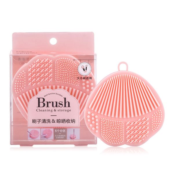 

d1 piece silicone soft makeup brush cleaning makeup brushes cleaner cosmetic brush cleaning portable washing tools