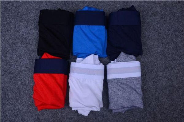 

Brand vogue men boxer gay underwear men underwear 2019 new hort fa hion olid color cotton man breathable underwear