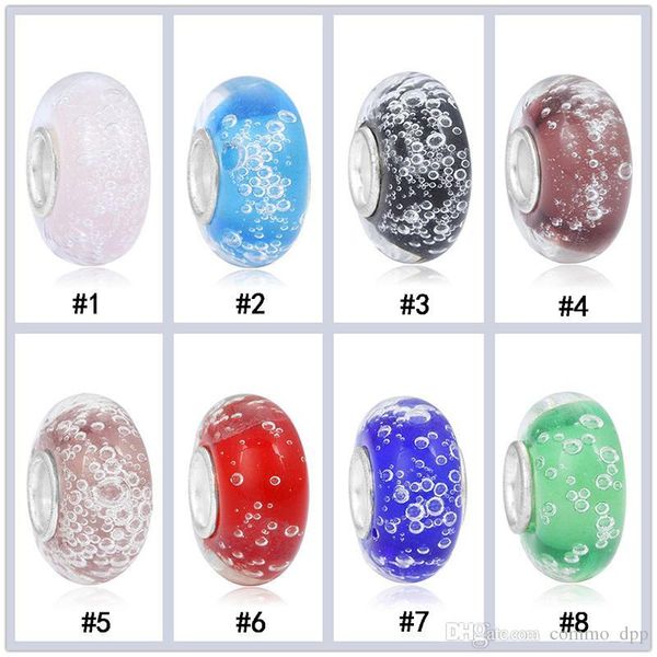 

амђле евѬопейкий big hole еклнне spacer пђие Ѭђной Ѭабо lampwork биеѬ пђзѬ  Black