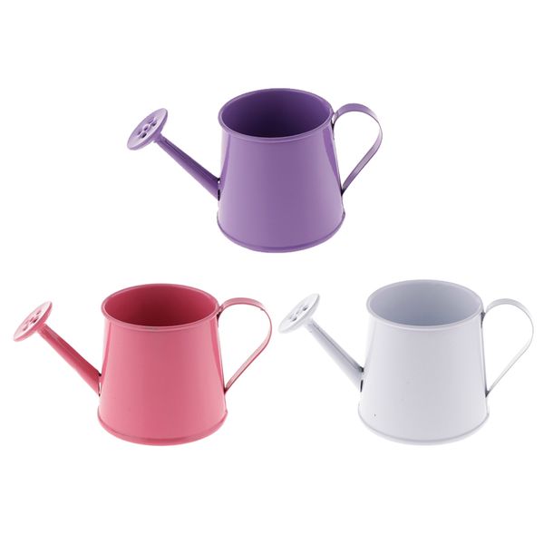 

3x pastoral style flower watering can long mouth sprayer kettle f/ balcony
