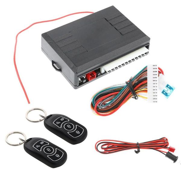 

universal car alarm system auto remote central door lock w/ remote control