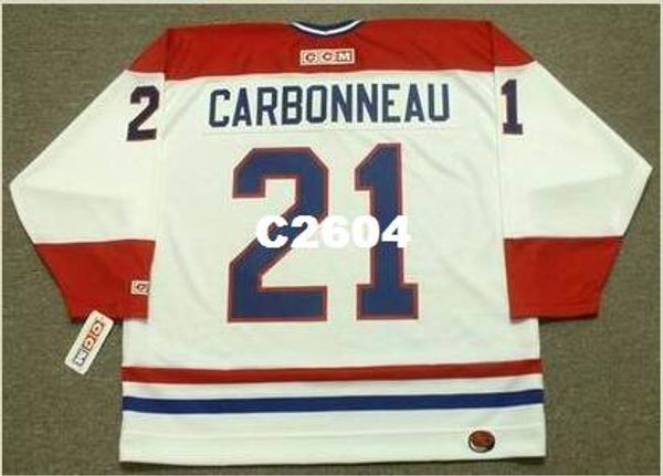 

mens #21 guy carbonneau montreal canadiens 1993 ccm retro home hockey jersey or custom any name or number retro jersey, Black