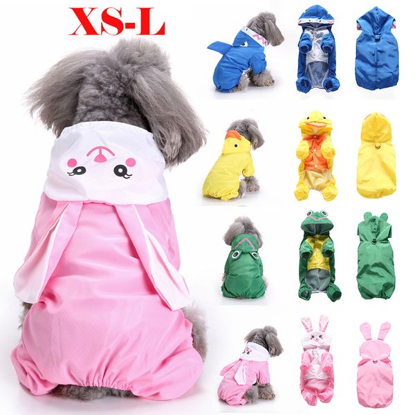 

pet dog breathable raincoat pet cloak puppy labrador dog outdoor coat cute waterproof hooded jacket pets rainwear supplies d35