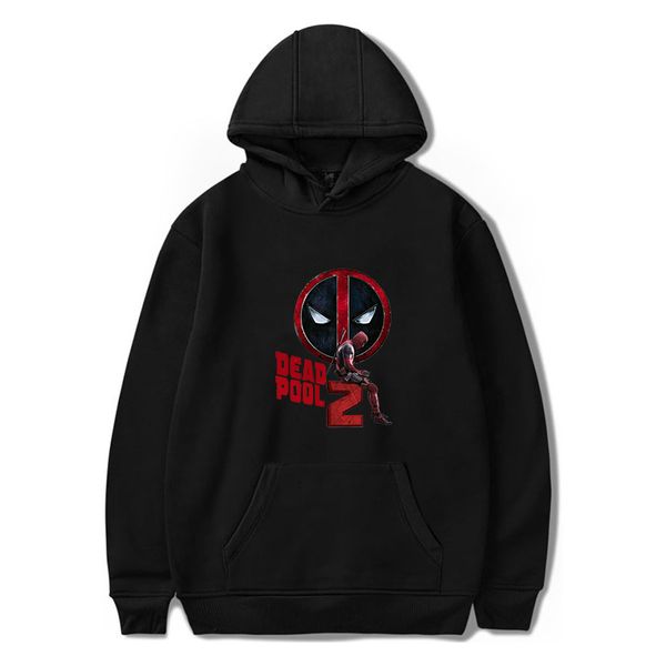 

harajuku sweatshirt funny deadpool men hoodies womens clothing hip hop streetwear pink hoodie moletom masculino winter hooded, Black