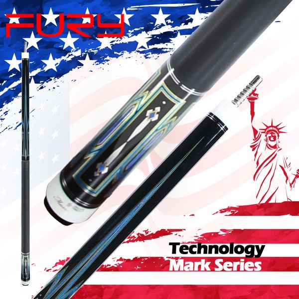 

fury official gc-4 pool cue 13mm tiger tip half technologia taco billar ste maple shaft billiard cue 8 teeth joint stick