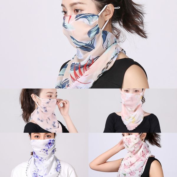 

9iddw simple style outdoor scarf mask blocking bandana headwear headband fishing hiking cycling head scarf face shield, Black