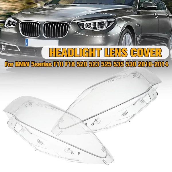 

car headlight headlamp clear lens auto shell cover fits for 5 series f10 f18 520 523 525 535 530 2010 2011 2012 2013 2014