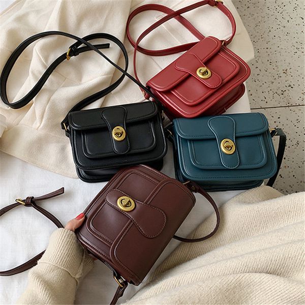 

bags for women buckle small bag women's bag 2019 new fashion casual small square versatile single shoulder messenger