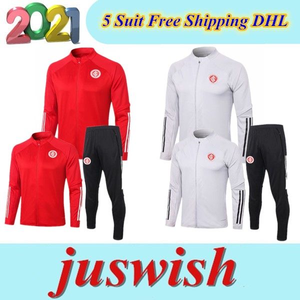 

20 21 sc internacional guerrero survetement костюмы 2020 2021 ск интернасьонал футбол наборы костюм толстовки футбол набор куртка s-2xl, Black;red