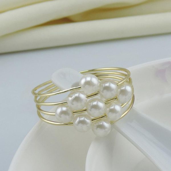 

элегантные кольца для салфеток ручной работы салфетки пряжка держатель для свадебного обеда партии