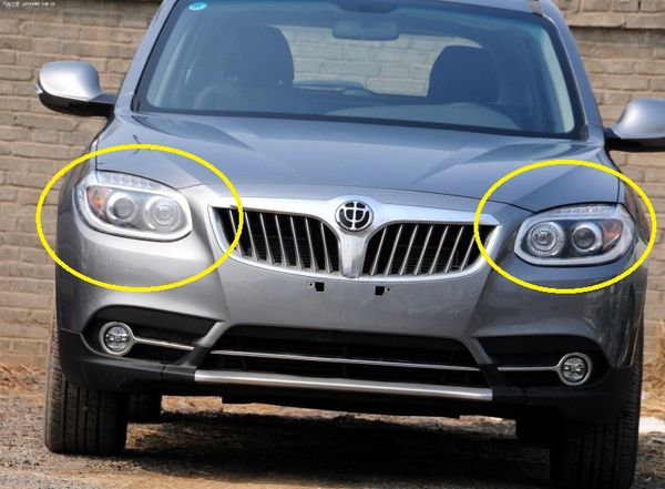 

1pcs headlight assy. left / right side for chinese brilliance v5 2012-2013 year suv auto car motor part