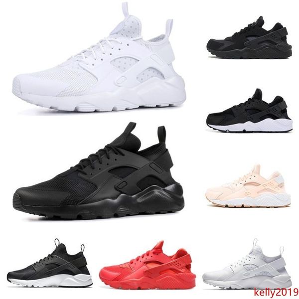 

huarache run ultra кроссовки для мужчин женщины тройной черный белый красный дышащий мужской тренер высокое увеличение спортивные кроссовки