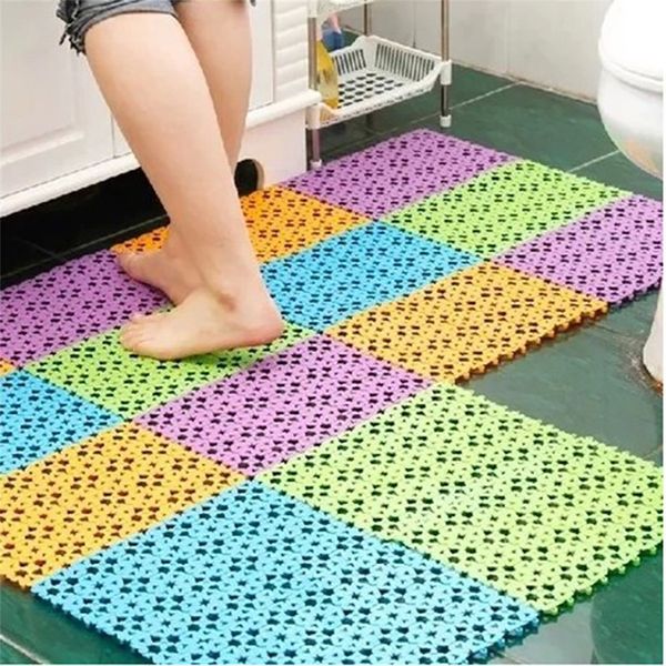 

нового 1pc пластикового покрытия душ ванна ванна mat 30x20cm ванного нескользящий мат хорошего качество 0828 # 30