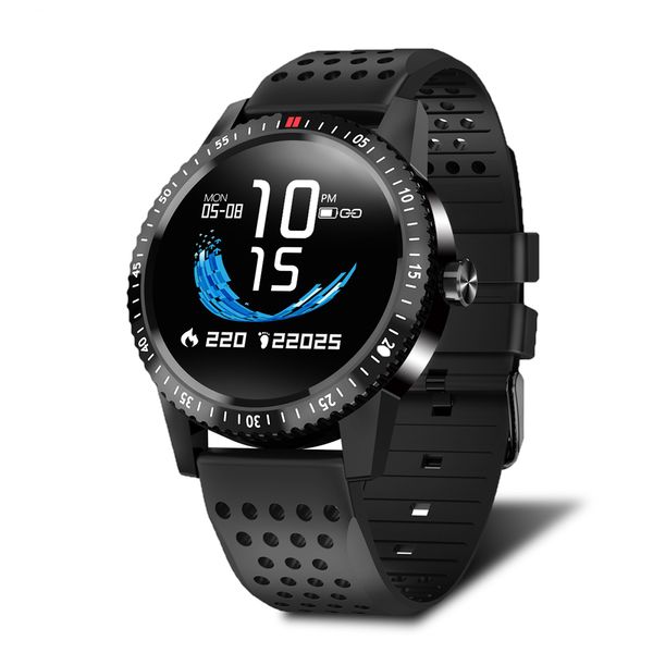 

t1 smart watch blood pressure heart rate sleep monitoring ip67 waterproof sports bluetooth outdoor sports clock for ios android, Slivery;brown