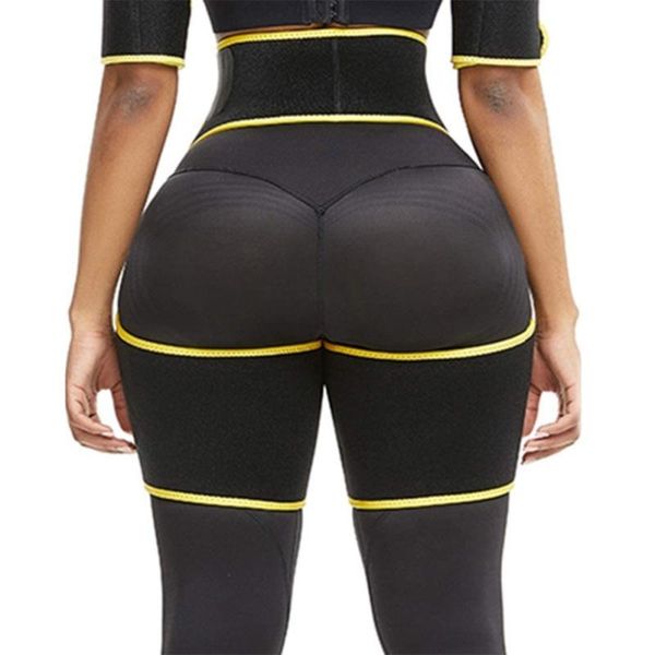 

waist secret thigh trimmer leg shaper slim undershirt bodysuit slimming belt rubber, Black;gray