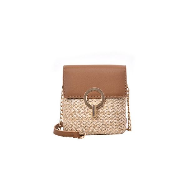 

small straw bucket bags for women summer crossbody bags lady travel purses and handbags female shoulder messenger bag