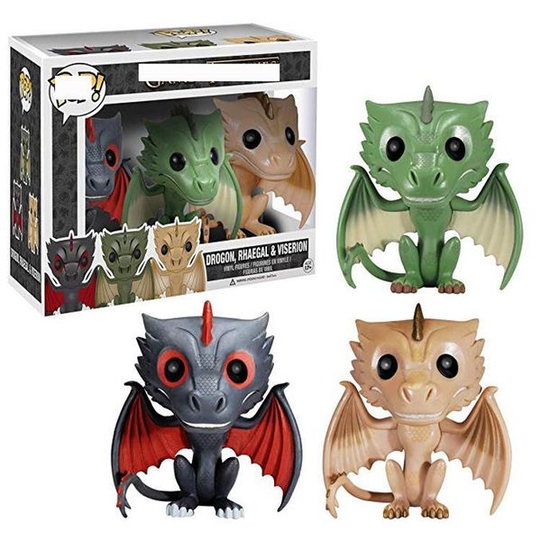 

xmas gift 3pcs a set funko pop power game hand model green dragon huanglong black dragon figrue pvc model dolls gifts toys