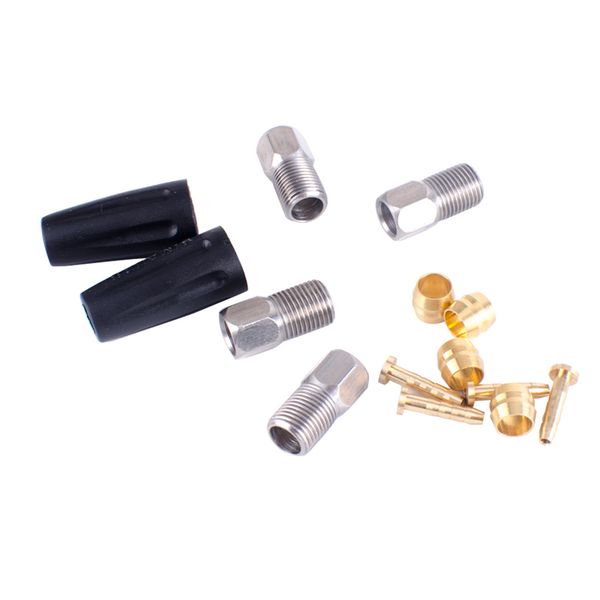 

10 pairs/set outdoor sports mtb mountain bike bicycle olive connecting insert bh59 for hydraulic disc brake hose