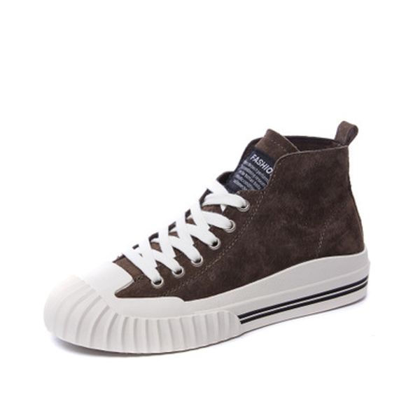 

осень/зима 2020 высокое-топ свободного покроя все-матч спортивные женские плоские ботинки, Black