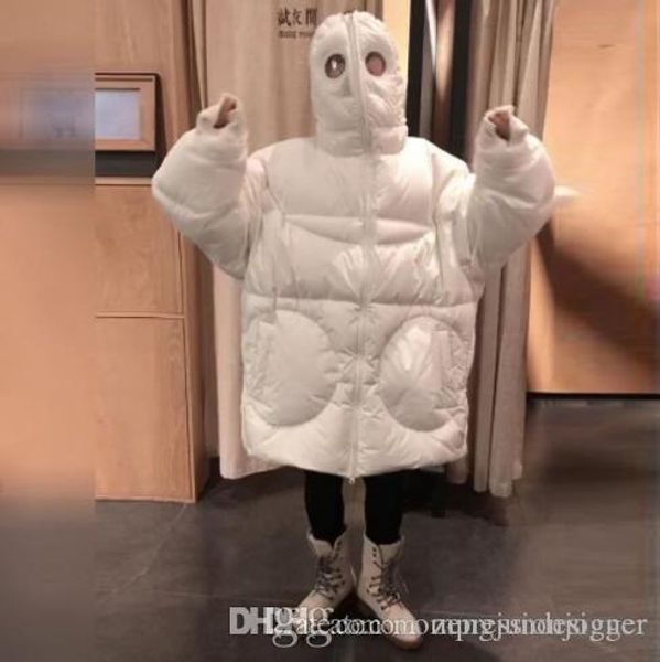 

мужские зимние desinger хлеб hoddies кардиган теплый плюс толстый чужеродных стиль homme пара одежда мода стиль повседневная одежда, Black