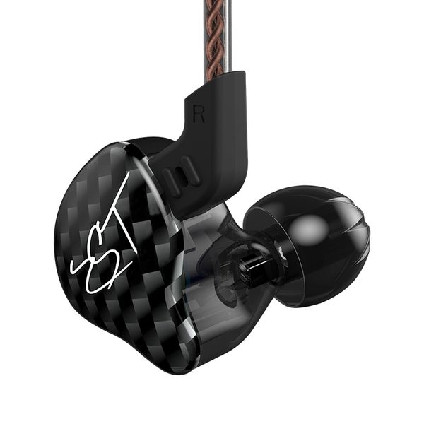 

kz zst 1ba 1dd in ear earphone hybrid headset hifi music sports earbuds noise cancelling earbuds replaced cable zsn pro es4 zs10