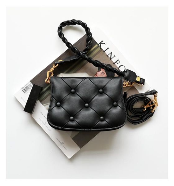 

2020 новая мода европейский стиль воловьей кожи организатор сумочка твист плечо крест коровья кожа сумка натуральная кожа курьерские сумки