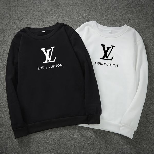 

2019 new european brand fa hion weater pari thorn urvey pure cotton terry long leeved luxury weat hirt and original letter