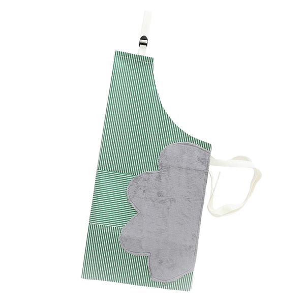 

striped kitchen apron bib smock waterproof oil resistant adjustable