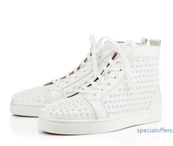 

red bottom spiked sneakers for women,men walking pik pik spikes casual sneakers men brand sneaker sliver rivets trainers, Black