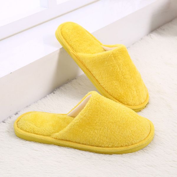 

men slippers flip flop falt shoes winter warm home plush soft slippers indoors anti-slip winter floor bedroom shoes flip flops, Black