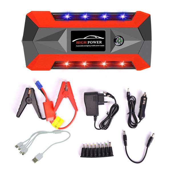 

new us car jump starter 1pc 20000mah 12v lcd 4 usb car jump starter pack charger battery power bank 0919#20