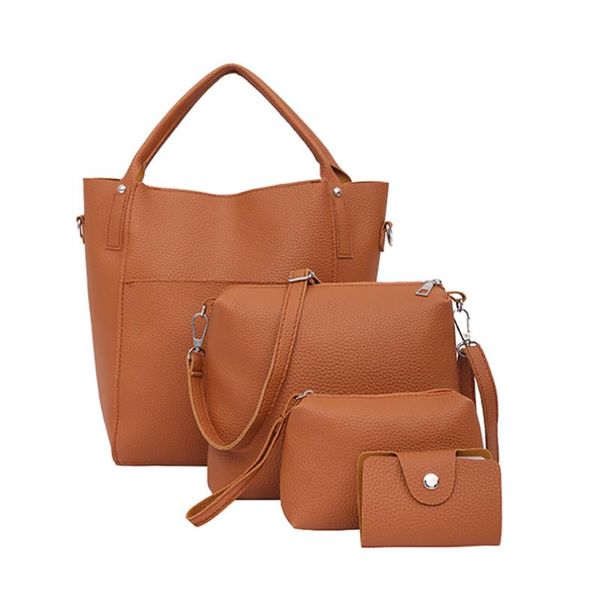 

роскошные сумки женские сумки конструктора кожаные вчетвером плеча бумажника crossbody сцепления сумка ретро сумка болса feminina