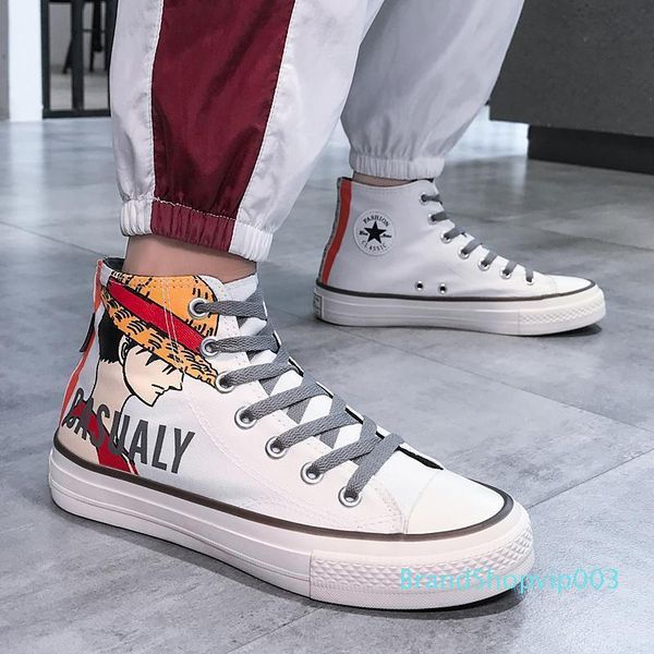 

2019 men casual shoes mens canvas shoes for men fashion flats brand fashion zapatos de hombre walking qdb-7006 d05, Black