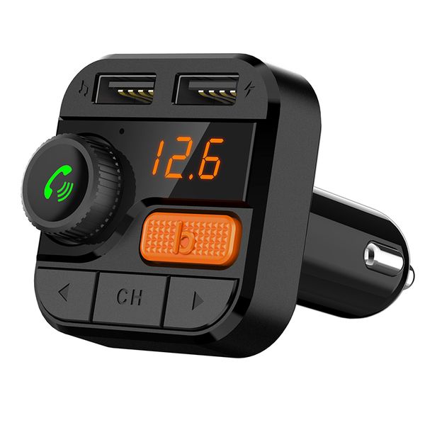 

cden fm transmitter car mp3 music player 5.0 bluetooth receiver usb car charger u disk tf card lossless music stereo player