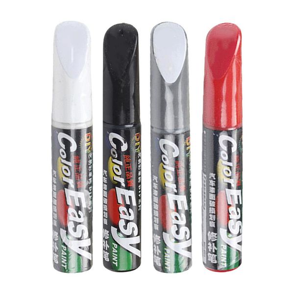 

4 colors car scratch repair pen fix pro maintenance paint care car-styling scratch remover car care tools 12ml