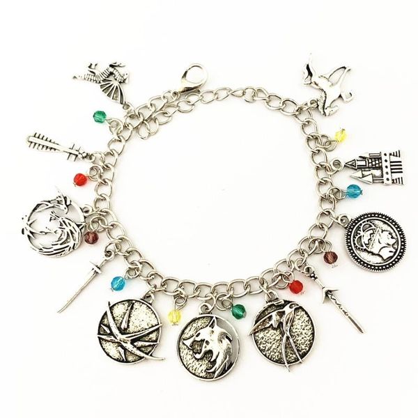 

fantasy universe 20pc a lot charm bracelet bdfsdra02, Golden;silver
